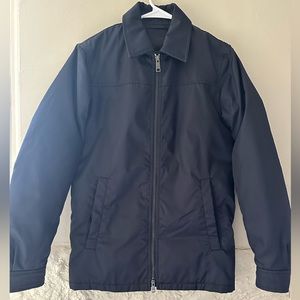 Prada nylon navy zip jacket sz:40 - new (no tags)